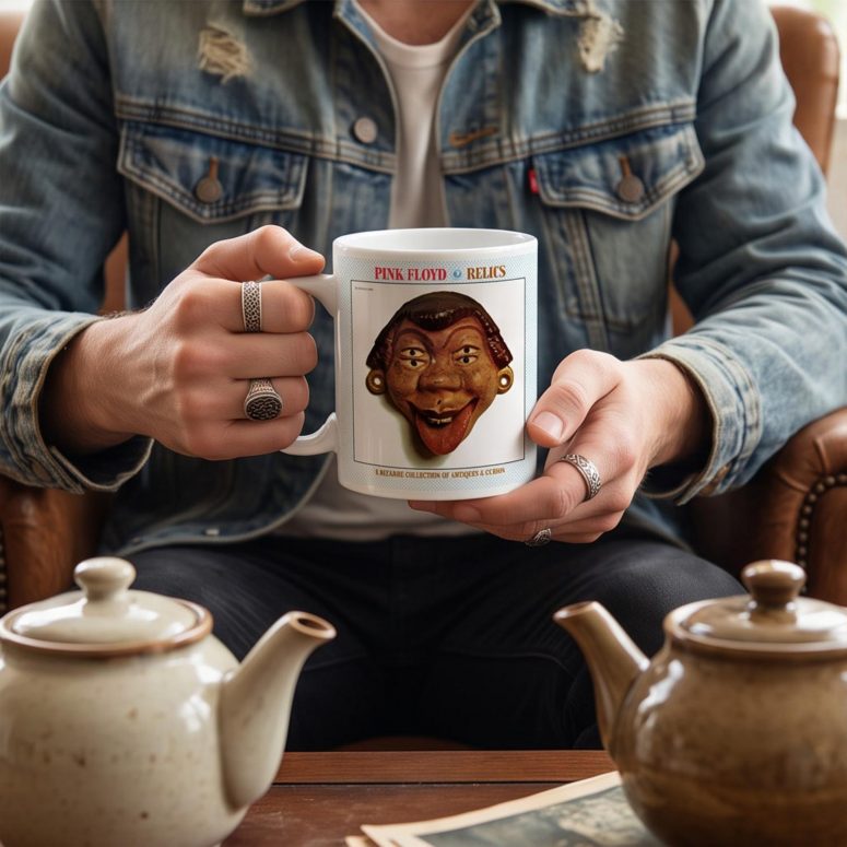 Pink Floyd Mug - Pink Floyd A Bizarre Collection The Relics Mask 1971 Pink Floyd Mug - Pink Floyd A Bizarre Collection The Relics Mask 1971
