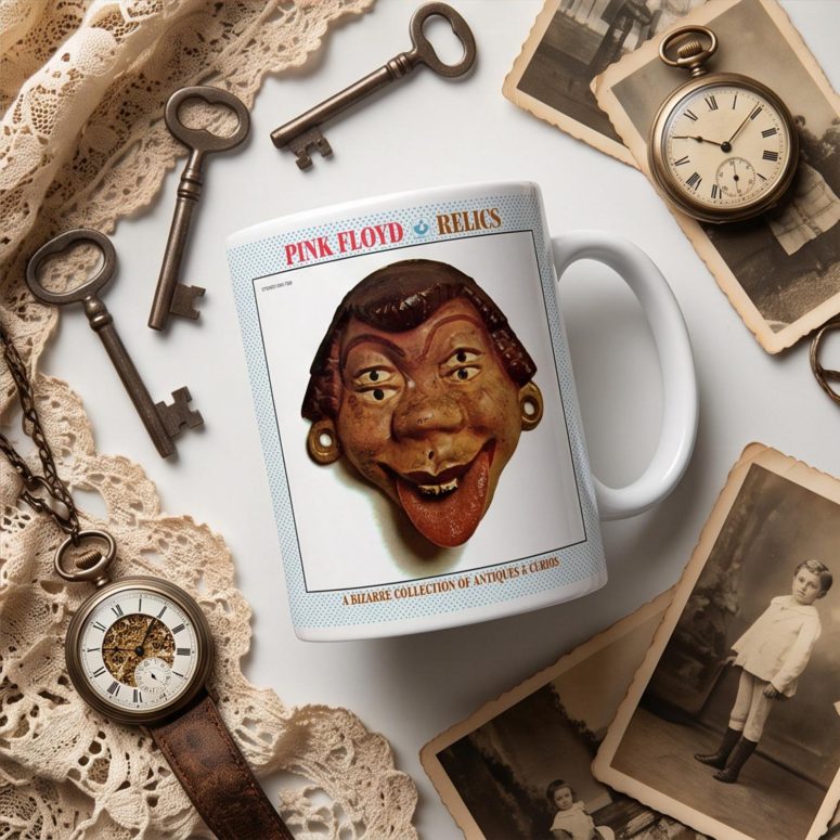 Pink Floyd Mug - Pink Floyd A Bizarre Collection The Relics Mask 1971 Pink Floyd Mug - Pink Floyd A Bizarre Collection The Relics Mask 1971