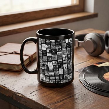 Pink Floyd Mug - Pink Floyd Artwork Poster Collage Black White
