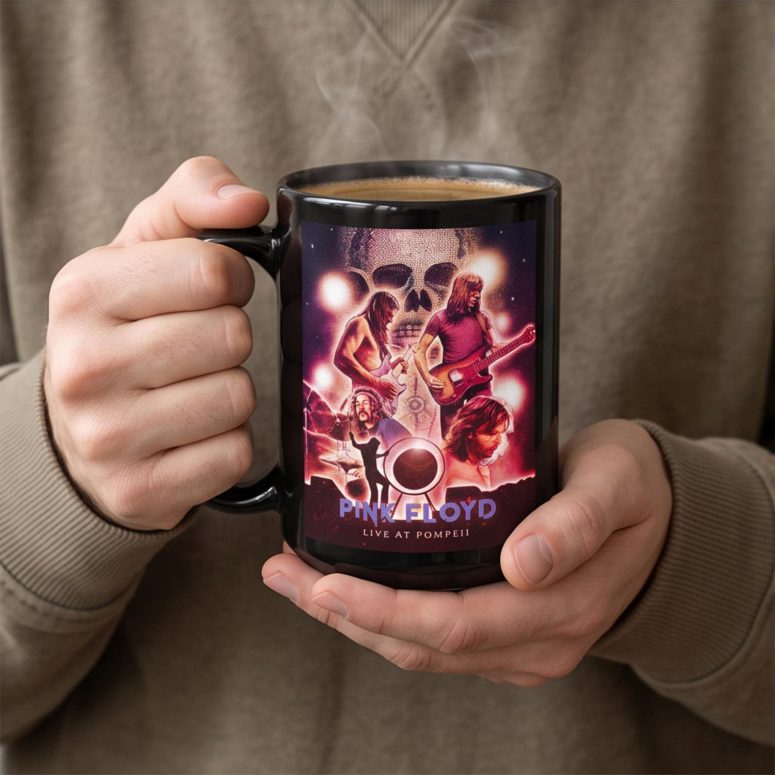 Pink Floyd Mug - Pink Floyd Live At PomPeii Illustration Pink Floyd Mug - Pink Floyd Live At PomPeii Illustration