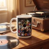 Pink Floyd Mug - Pink Floyd Shirt Time Line Album Collage Signature Pink Floyd Mug - Pink Floyd Shirt Time Line Album Collage Signature