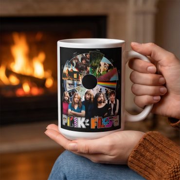 Pink Floyd Mug - Pink Floyd Shirt Time Line Album Collage Signature