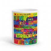 Pink Floyd Mug - Pink Floyd Wish You Were Here Limited Edition Art Print Signed LyricArt