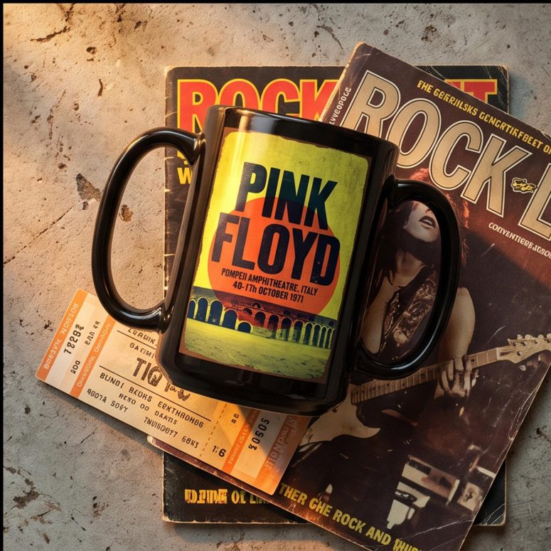 Pink Floyd Mug - Pompeii Amphitheatre Italy 1971