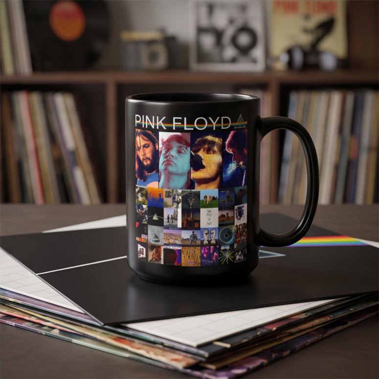 Pink Floyd Mug - Retro DSOTM Members Pink Floyd Mug - Retro DSOTM Members