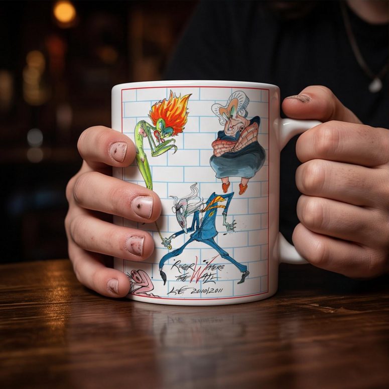 Pink Floyd Mug - Roger Waters special tour print The Wall