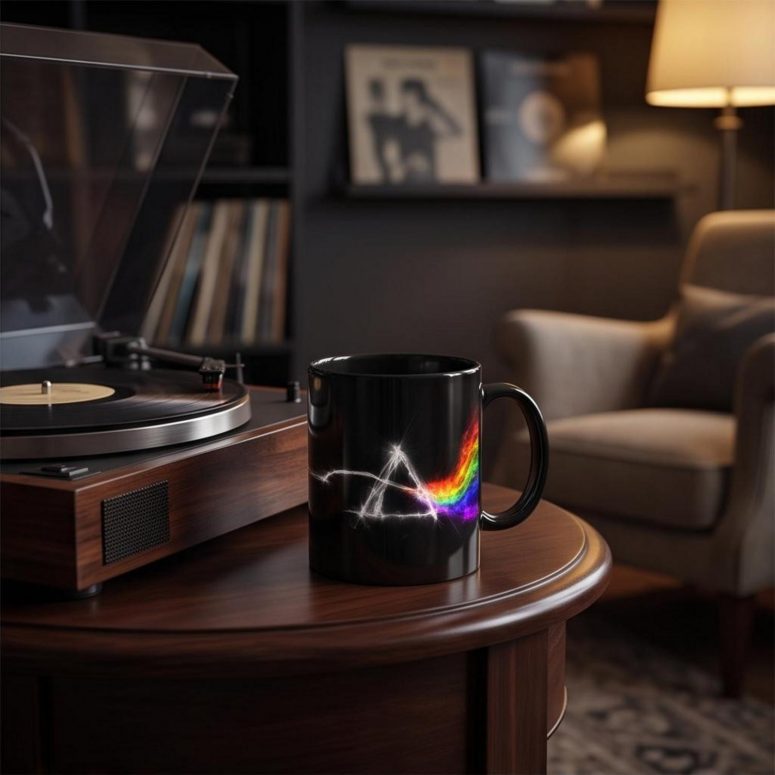 Pink Floyd Mug - The Dark Side Of The Moon Electric Smoke