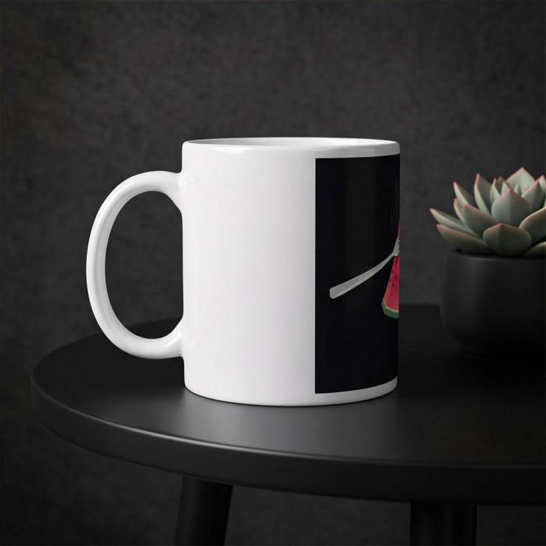 Pink Floyd Mug - The Fork Side of the Watermelon Pink Floyd Mug - The Fork Side of the Watermelon