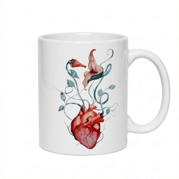 Pink Floyd Mug - The Wall Flower Heart What shall we do now Pink Floyd Mug - The Wall Flower Heart What shall we do now