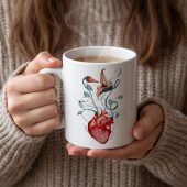 Pink Floyd Mug - The Wall Flower Heart What shall we do now Pink Floyd Mug - The Wall Flower Heart What shall we do now