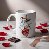 Pink Floyd Mug - The Wall Flower Heart What shall we do now Pink Floyd Mug - The Wall Flower Heart What shall we do now