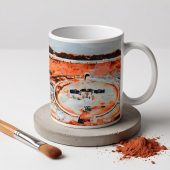 Pink Floyd Mug - This is where the magic happens Pink Floyd in Pompeii Painting