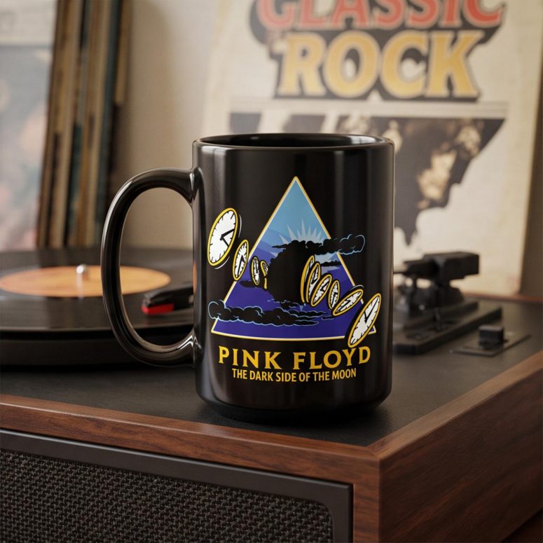 Pink Floyd Mug - Time Dark Side Of The Moon Pink Floyd Mug - Time Dark Side Of The Moon