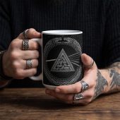Pink Floyd Mug - Viking Valknut Dark Side Of The Moon Pink Floyd Mug - Viking Valknut Dark Side Of The Moon