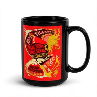 Pink Floyd Mug - Vintage Concert Poster from Fillmore Auditorium Pink Floyd Mug - Vintage Concert Poster from Fillmore Auditorium