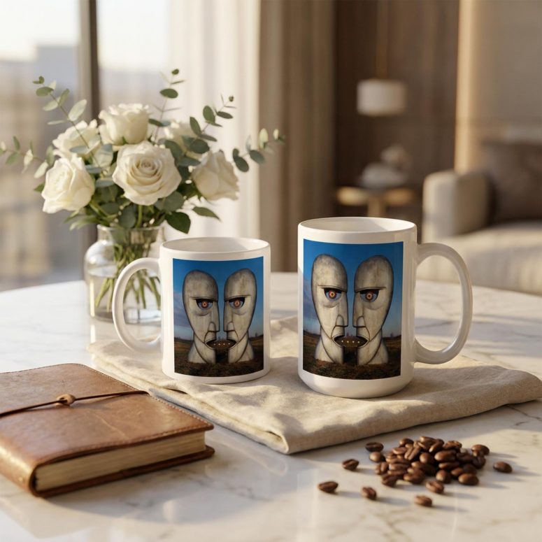Pink Floyd Mug - Wish You Were Here Animals Atom Mother Psychedelic Art Pink Floyd Mug - Wish You Were Here Animals Atom Mother Psychedelic Art