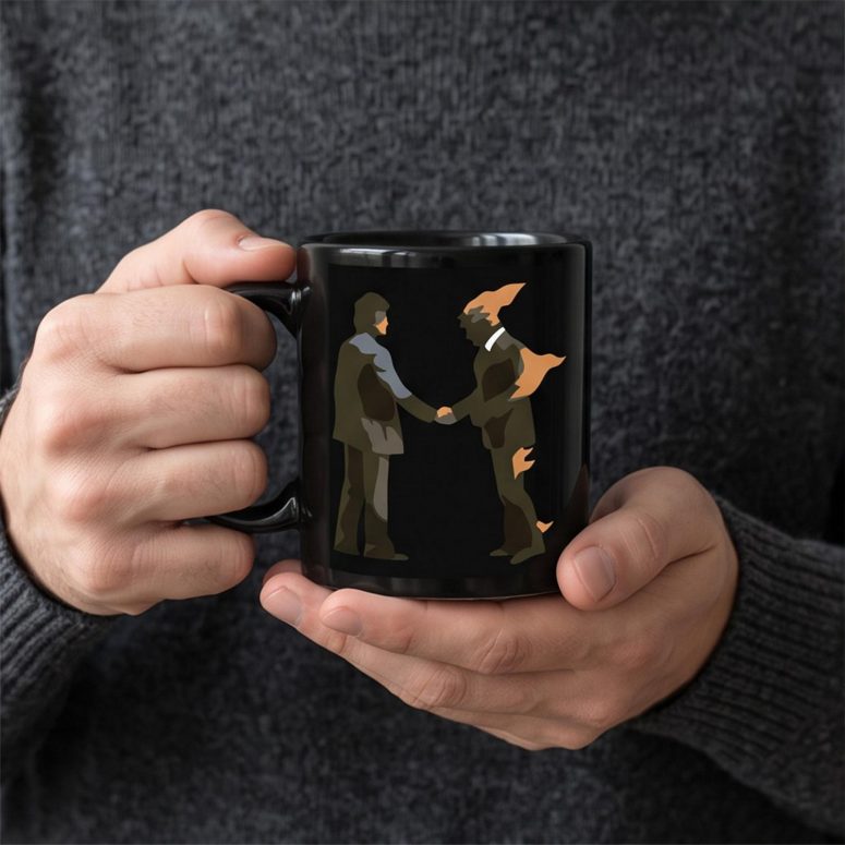 Pink Floyd Mug - Wish You Were Here Burning Man Pink Floyd Mug - Wish You Were Here Burning Man