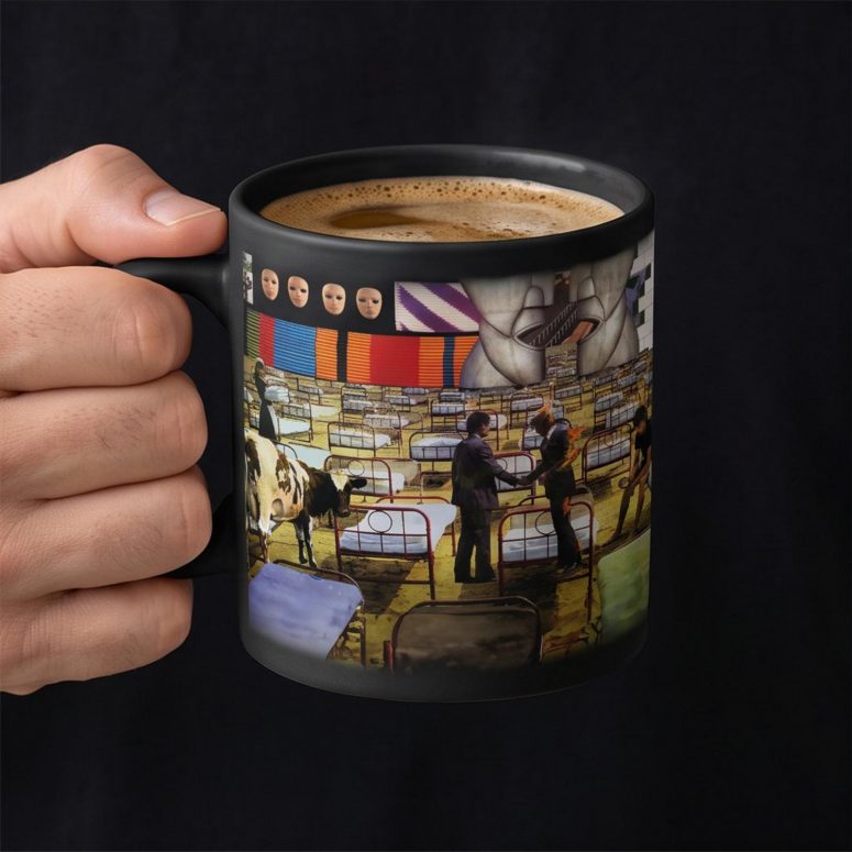 Pink Floyd Mug - Wish You Were Here Dark Side Of The Moon Pink Floyd The Wall Division Bell Animals