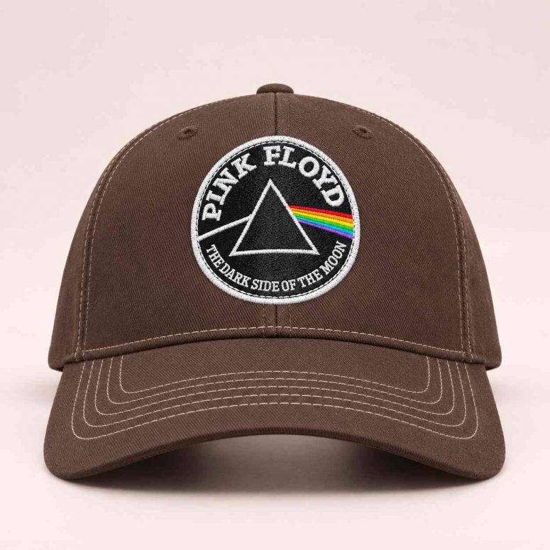 Pink Floyd Orville Embroidered Hat - The Dark Side Of The Moon Pink Floyd Orville Embroidered Hat - The Dark Side Of The Moon