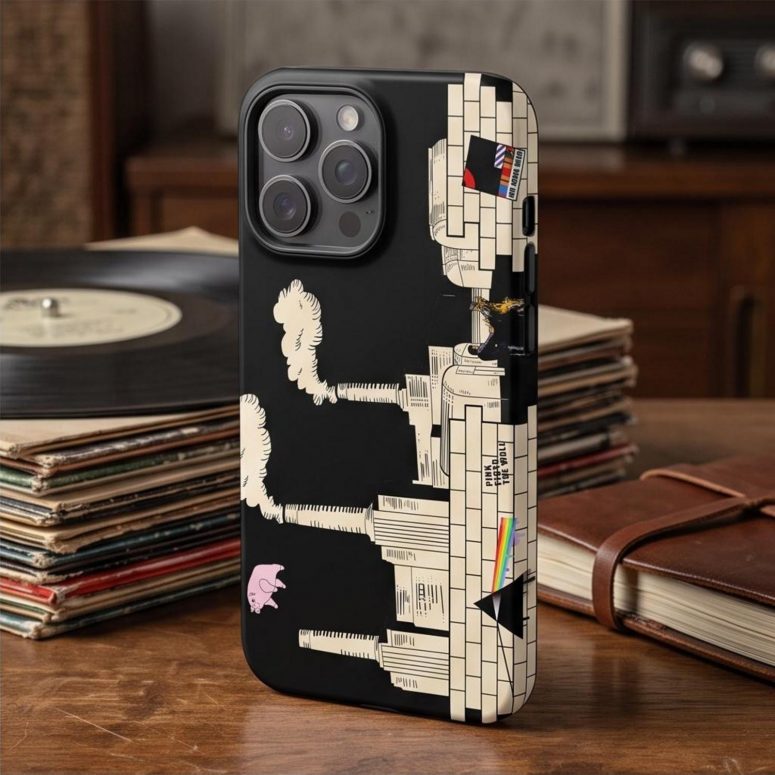 Pink Floyd Phone Case - Album Art DSOTM Animals The Wall