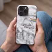 Pink Floyd Phone Case - Album Collage Sketch