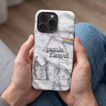 Pink Floyd Phone Case - Album Collage Sketch