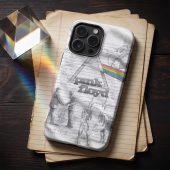Pink Floyd Phone Case - Album Collage Sketch