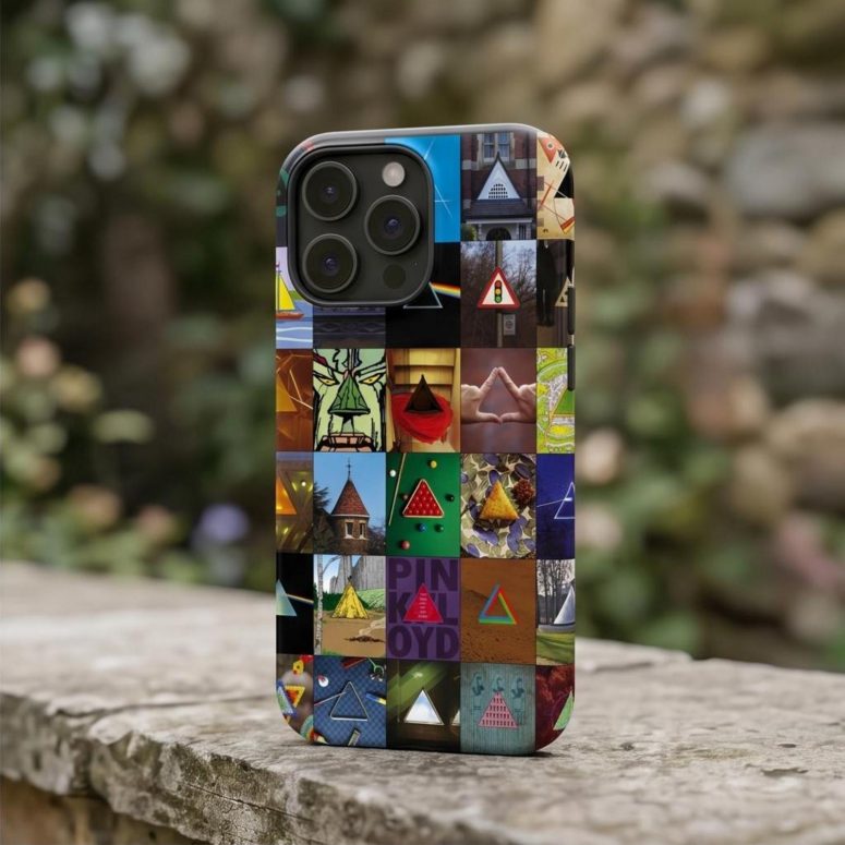 Pink Floyd Phone Case - Album Dark Side Of The Moon Collage Pink Floyd Phone Case - Album Dark Side Of The Moon Collage