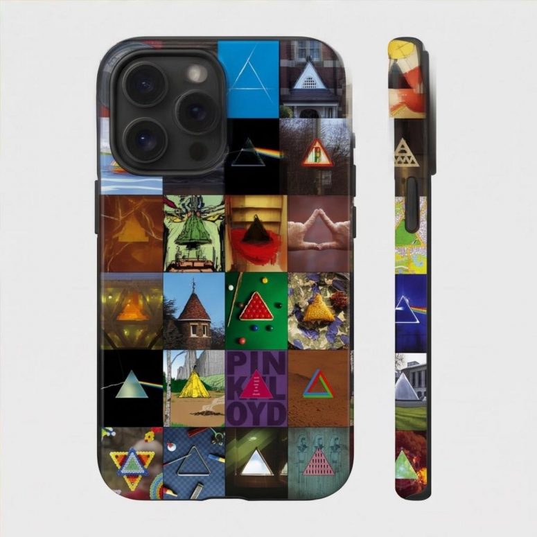 Pink Floyd Phone Case - Album Dark Side Of The Moon Collage Pink Floyd Phone Case - Album Dark Side Of The Moon Collage
