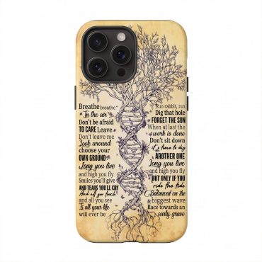 Pink Floyd Phone Case - Breathe Lyrics