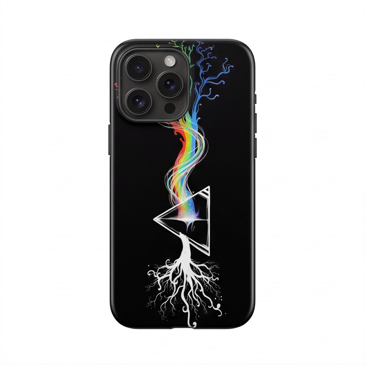 Pink Floyd Phone Case - Dark Side Of Roots Prism Pink Floyd Phone Case - Dark Side Of Roots Prism