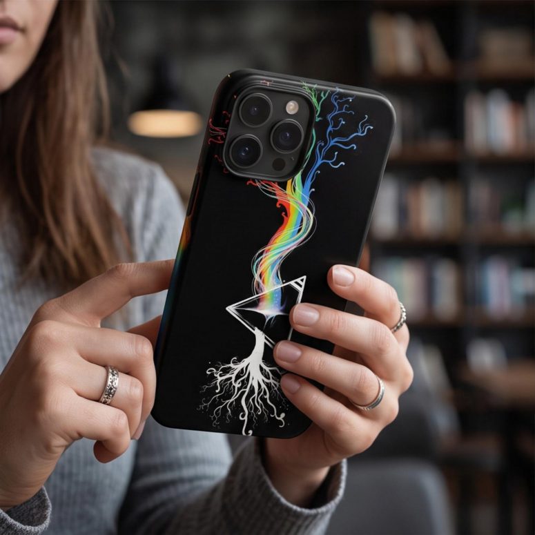 Pink Floyd Phone Case - Dark Side Of Roots Prism Pink Floyd Phone Case - Dark Side Of Roots Prism