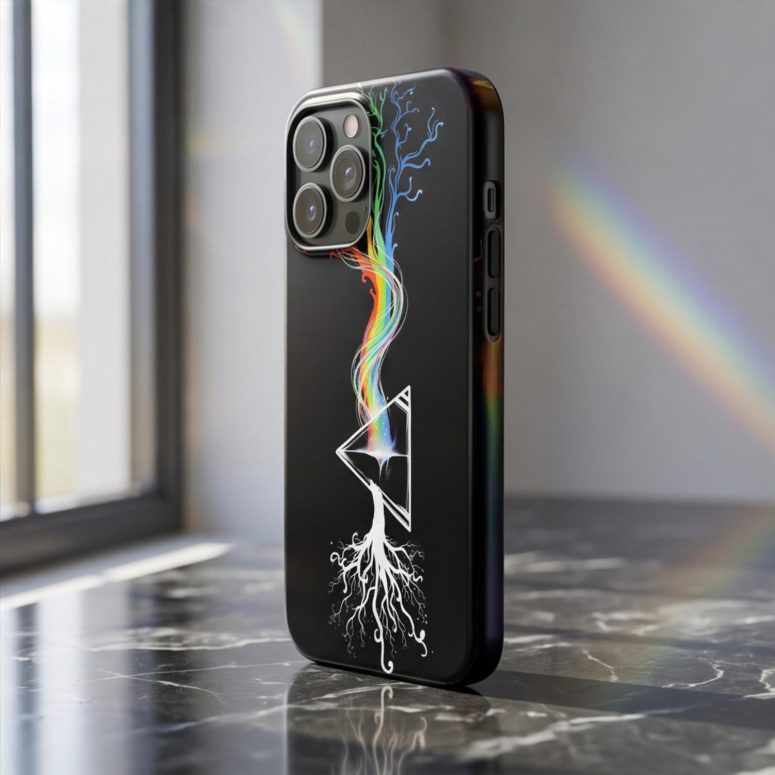 Pink Floyd Phone Case - Dark Side Of Roots Prism Pink Floyd Phone Case - Dark Side Of Roots Prism