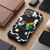 Pink Floyd Phone Case - Dark Side of the Moon Galaxy Break Wall
