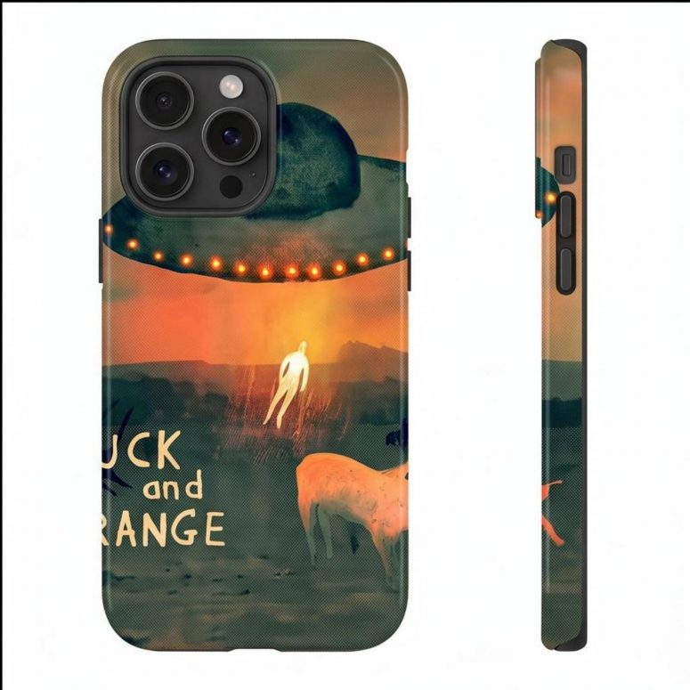 Pink Floyd Phone Case - David GIlmour Luck And Strange Dark and Velvet Nights