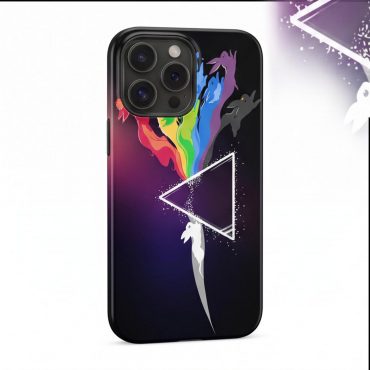 Pink Floyd Phone Case - Eeve Evolution Dark Side Of The Moon Pokemon