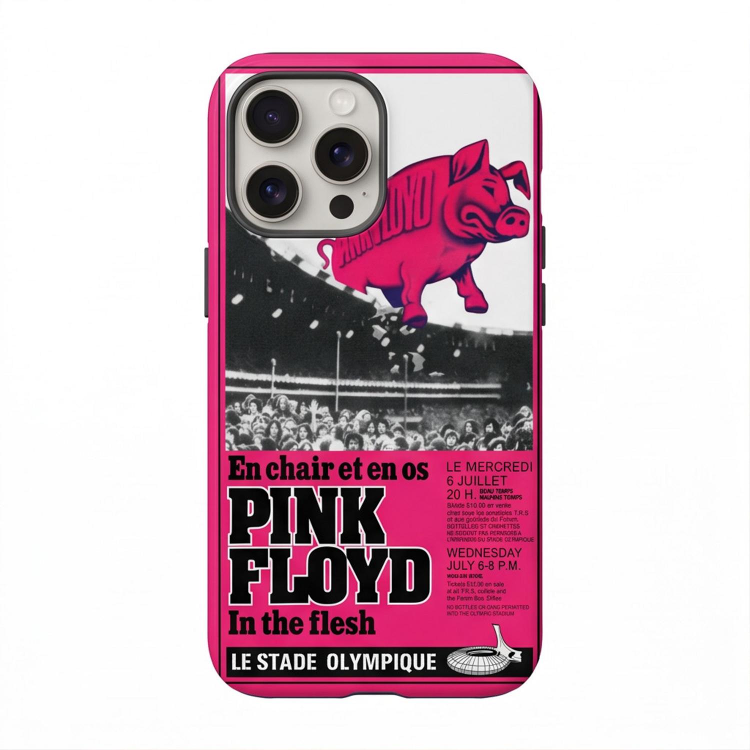 Pink Floyd Phone Case - En Chair Et En Os Le Stade Olympique In The Flesh Concert Pink Floyd Phone Case - En Chair Et En Os Le Stade Olympique In The Flesh Concert