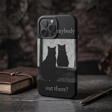 Pink Floyd Phone Case - Is There Any Body Out There Funny Witchy Cat