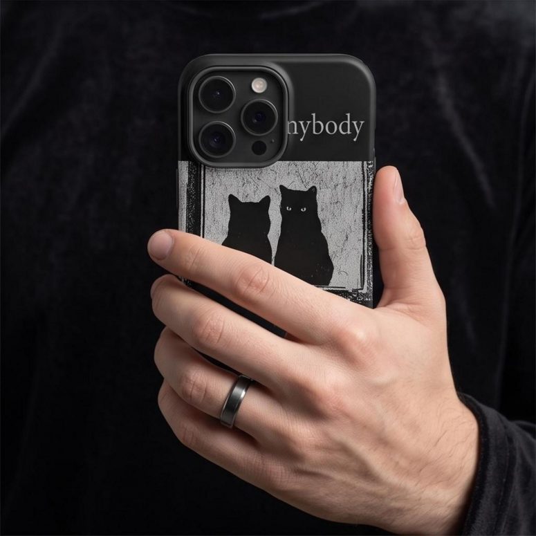 Pink Floyd Phone Case - Is There Any Body Out There Funny Witchy Cat