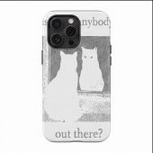 Pink Floyd Phone Case - Is There Any Body Out There Funny Witchy Cat Pink Floyd Phone Case - Is There Any Body Out There Funny Witchy Cat