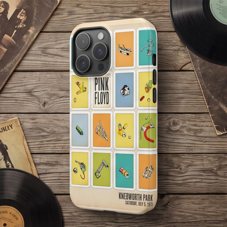 Pink Floyd Phone Case - Knebworth Park Bicycle Parts 1975 Pink Floyd Phone Case - Knebworth Park Bicycle Parts 1975