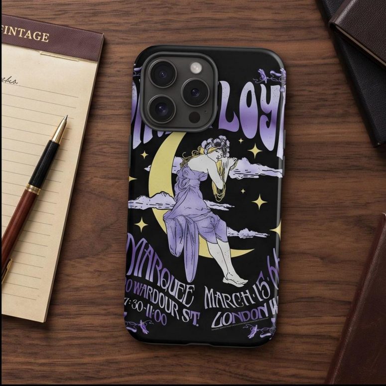 Pink Floyd Phone Case - Moon Girl Marquee March 15 66 London