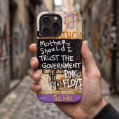 Pink Floyd Phone Case - Mother Should I Trust The Government Berlin Wall 1990 Pink Floyd Phone Case - Mother Should I Trust The Government Berlin Wall 1990