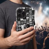 Pink Floyd Phone Case - Pink Floyd Artwork Poster Collage Black White