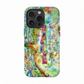 Pink Floyd Phone Case - Pink Floyd in concert at Pompeii Watercolor