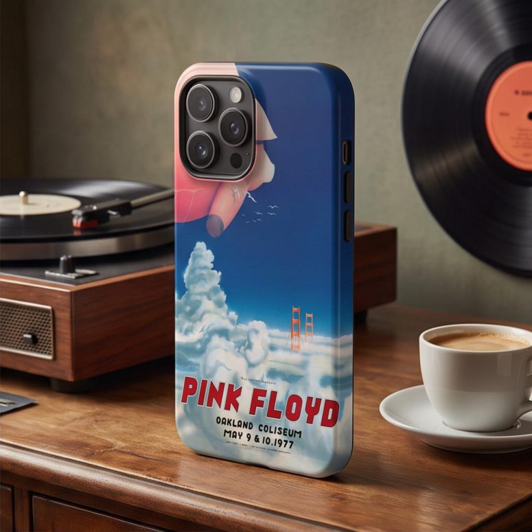 Pink Floyd Phone Case - Pink Floyd Oakland Coliseum Poster