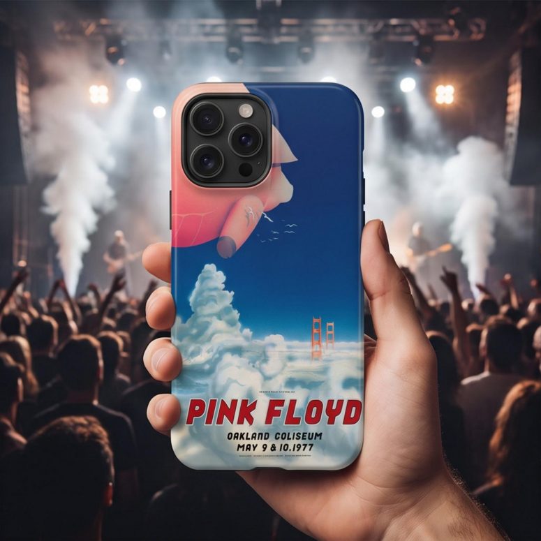Pink Floyd Phone Case - Pink Floyd Oakland Coliseum Poster