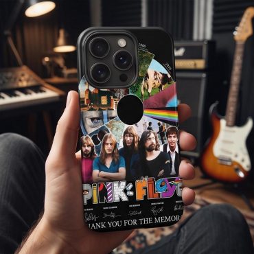 Pink Floyd Phone Case - Pink Floyd Shirt Time Line Album Collage Signature