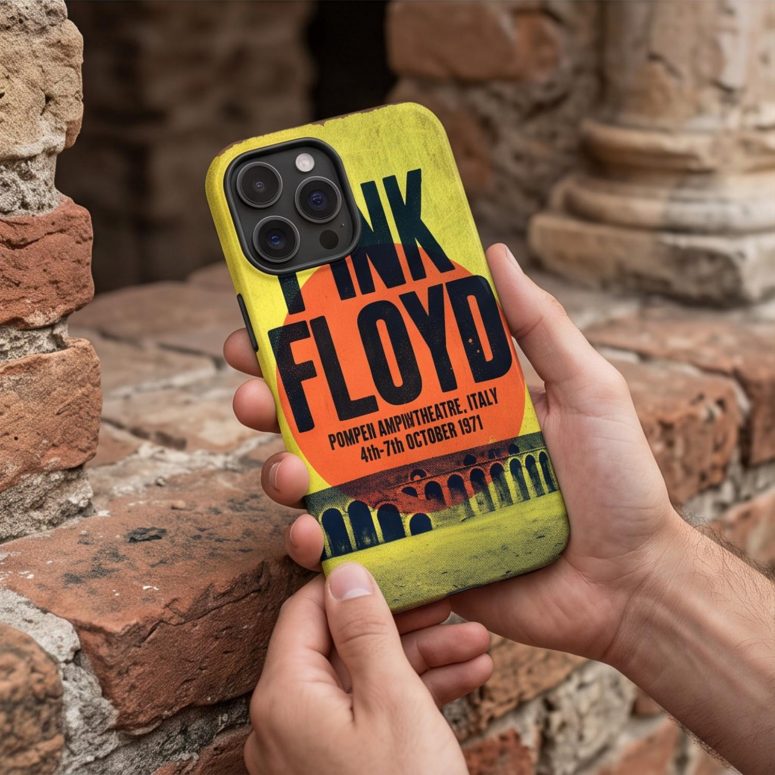 Pink Floyd Phone Case - Pompeii Amphitheatre Italy 1971 Pink Floyd Phone Case - Pompeii Amphitheatre Italy 1971