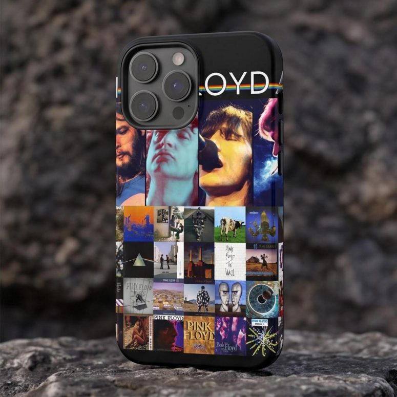 Pink Floyd Phone Case - Retro DSOTM Members Pink Floyd Phone Case - Retro DSOTM Members